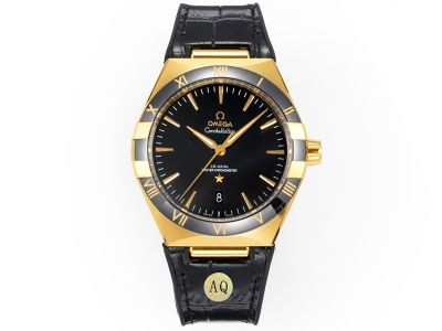 Omega Constellation 41MM 8900/8901 Movement Ceramic Bezel Black/Green Dial Watch